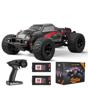 VEVOR Remote Control Car, 1: 10 Scale RC Car for Kids, All Terrain 4WD Off-Road Monster Truck with 45 Wheelie 2 Batteries, 38 km/h High Speed Hobby Racing Car - Ideal Gift for 8+ Years Kids, IPX4