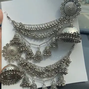 Floral Bahubali earrings