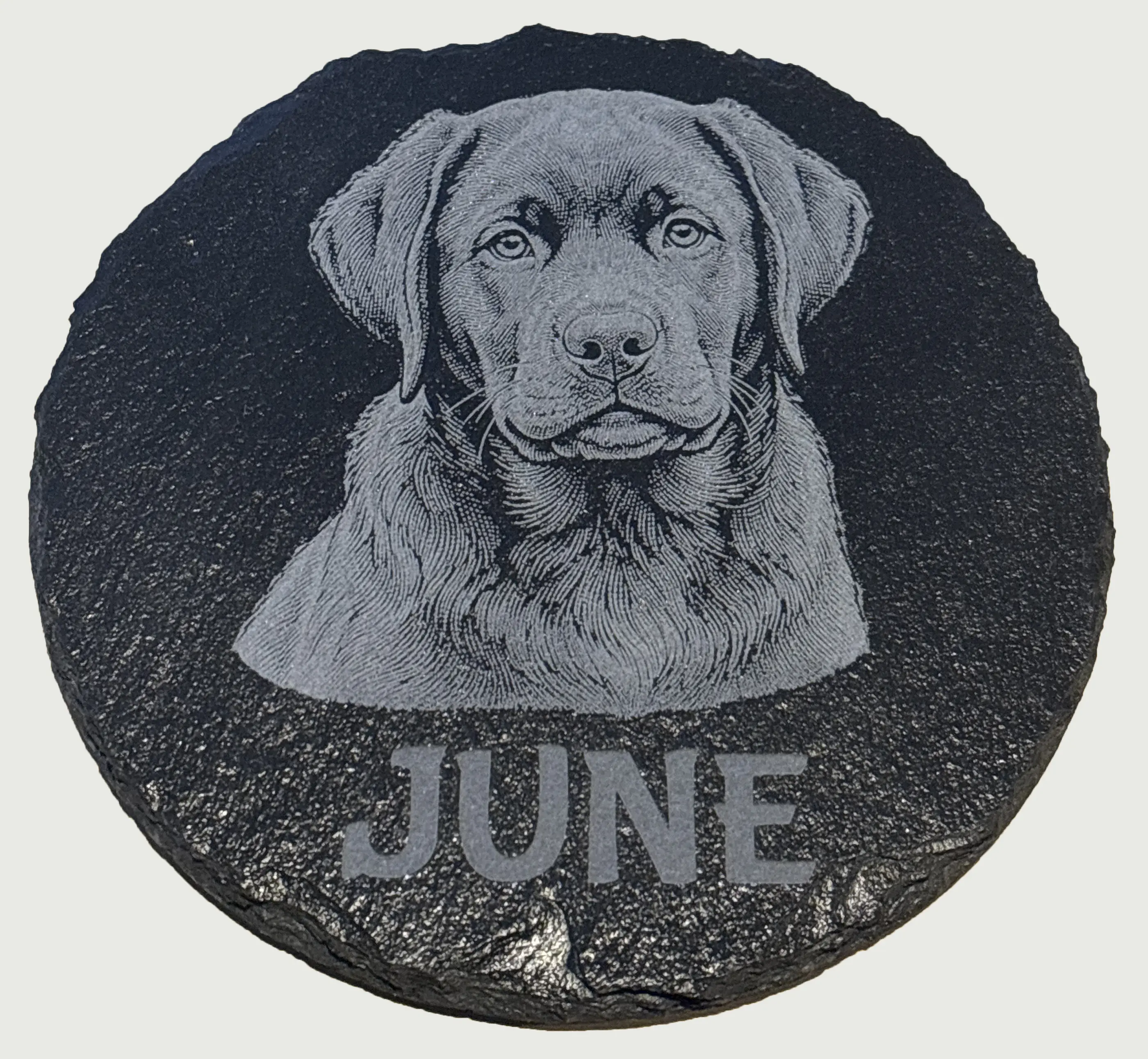 Slate Coasters Custom Laser Engraved with Picture, Portrait, Saying, Logo