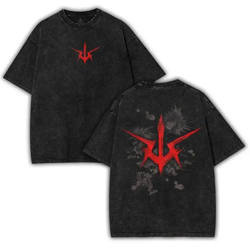 Men's Code Geass Lelouch Graphic T-Shirt - Round Neck, Soft Washed Heavyweight Baggy Cotton Short-Sleeve, Ribbed Seamless Otaku Style Exceptional Quality Unisex Streetwear Gift for Anime Fans
