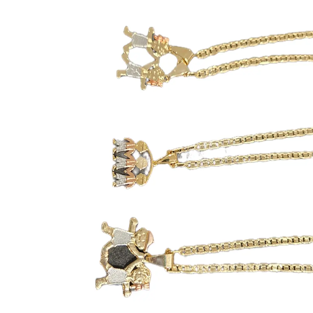 Boys & Girls Pendants 14kgold-plated High-quality Gold Chain Necklace for Kids