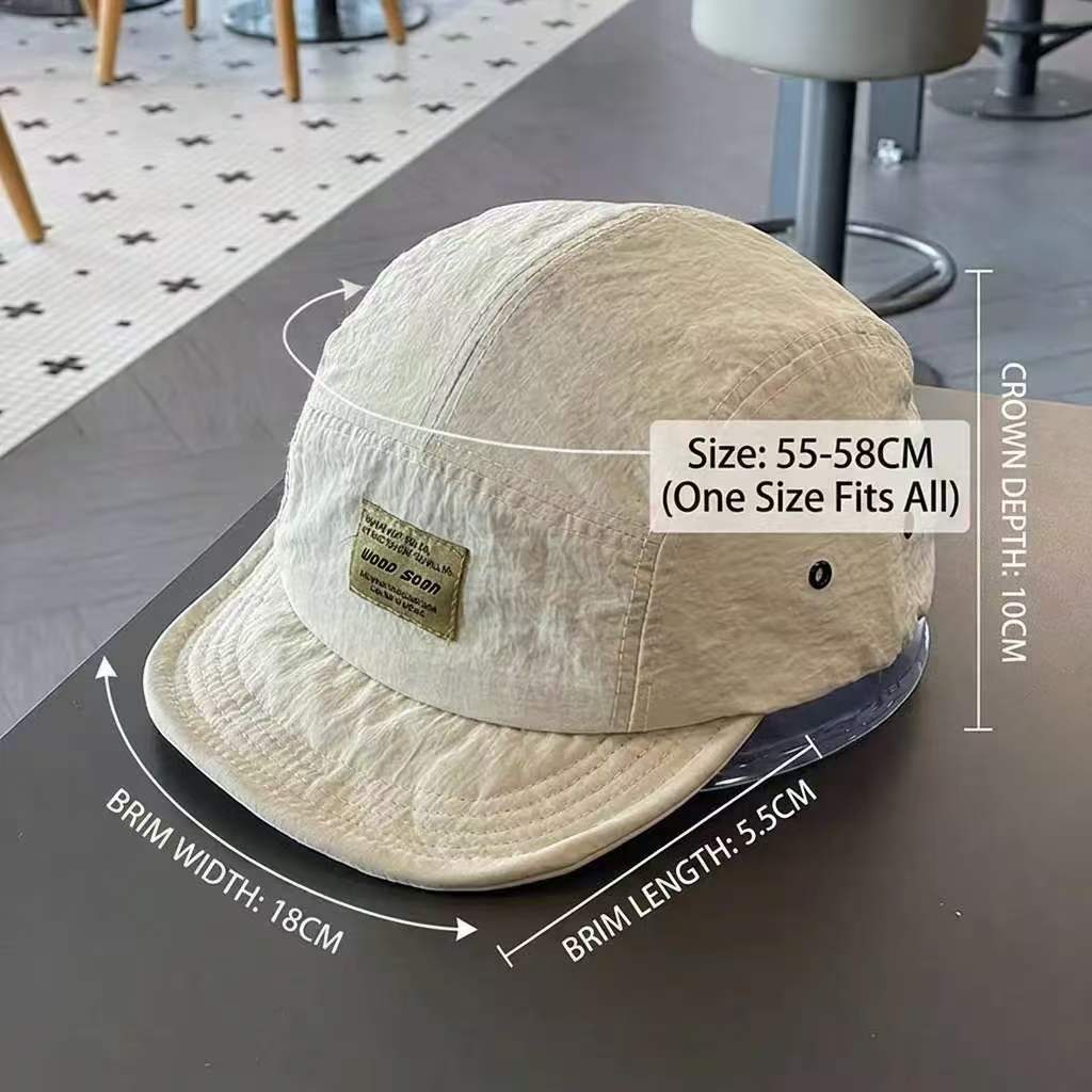 Vintage Japanese Streetwear Snapback Cap | Retro Hip-Hop Duckbill Hat for Men | Breathable Quick-Dry Polyester | Lightweight Non-Stretch Baseball Cap | Urban Fashion Accessory