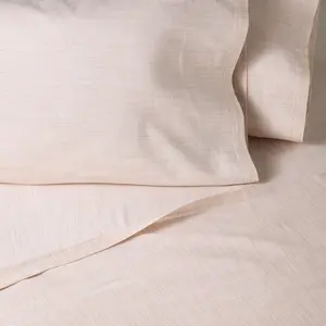 4pc King Micro Stripe Sheet Set Rust - Hearth & Hand with Magnolia
