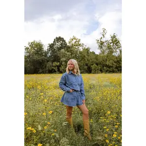 Striped Denim Set Striped Denim Set