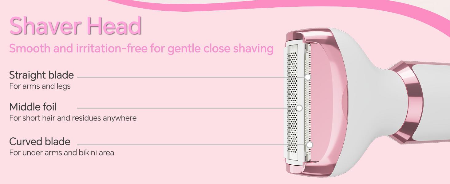 4-in-1 Electric Bikini Trimmer for Women or men, four-Head Body and Facial Shaver, Rechargeable & Dry Razor, Hair Removal Tool, Cordless Rechargeable Trimmer, High Quality Trimmer, Festival Gift Idea