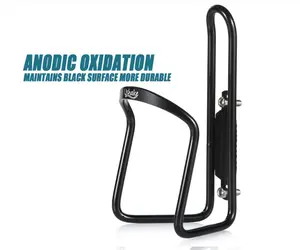 USHAKE Water Bottle Cages, Basic MTB Bike Bicycle Alloy Aluminum Lightweight Water Bottle Holder Cages Brackets(2 Pack- Drilled Holes Required)