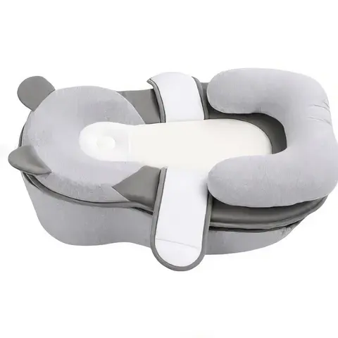 kvzkvz 2‑in‑1 Baby Nursing Pillow - Detachable Wedge, Adjustable Footrest, Breathable Mesh,, Nursing Support, 23.6In, Feeding, Baby Items, Newborn Baby Stuff, Mom Stuff