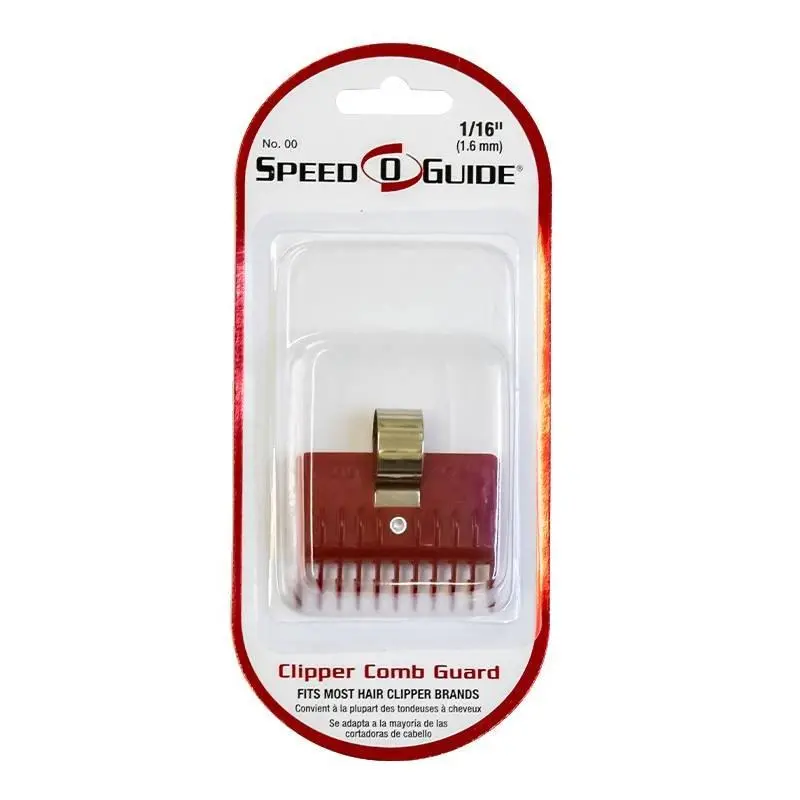 ABS Plastic #00 Hair Clipper Comb Guard - Nickel-Plated Heat-Treated Clip, Evenly Spread Teeth, Teeth Spreader, Exceptional Flexibility, Maximum Control, Fits Most Hair Clipper Brands, Beauty & Personal Care Appliance Accessory