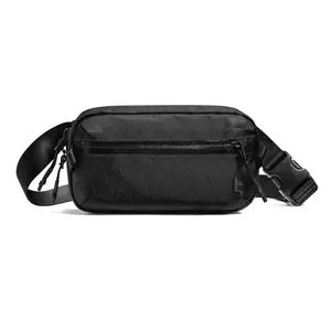 tomtoc 1.5L X-Pac Sling Bag with RFID Blocking, Crossbody Bag Minimalist Chest Shoulder Pack for Men/Women, Water-resistant Lightweight Casual Funny Pack for Travel, Daily Commute