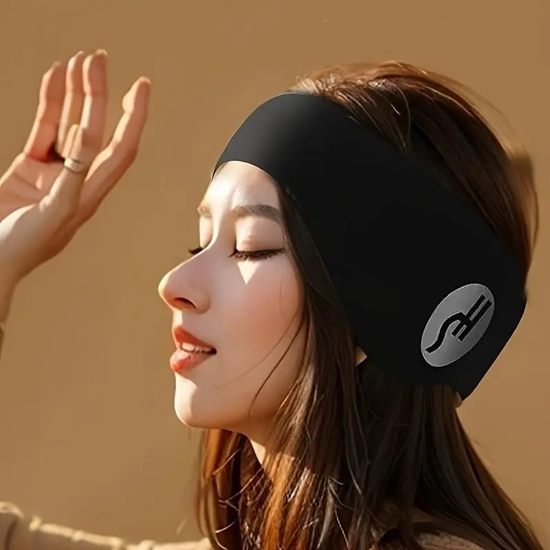 Noise-Reducing Sleep Mask with Ear Pads, Adjustable Soft Polyester Fiber, Battery-Free, Pure Design for Travel and Home Use, Blackout Eye Mask, Eyemasks For Sleeping, Night Mask