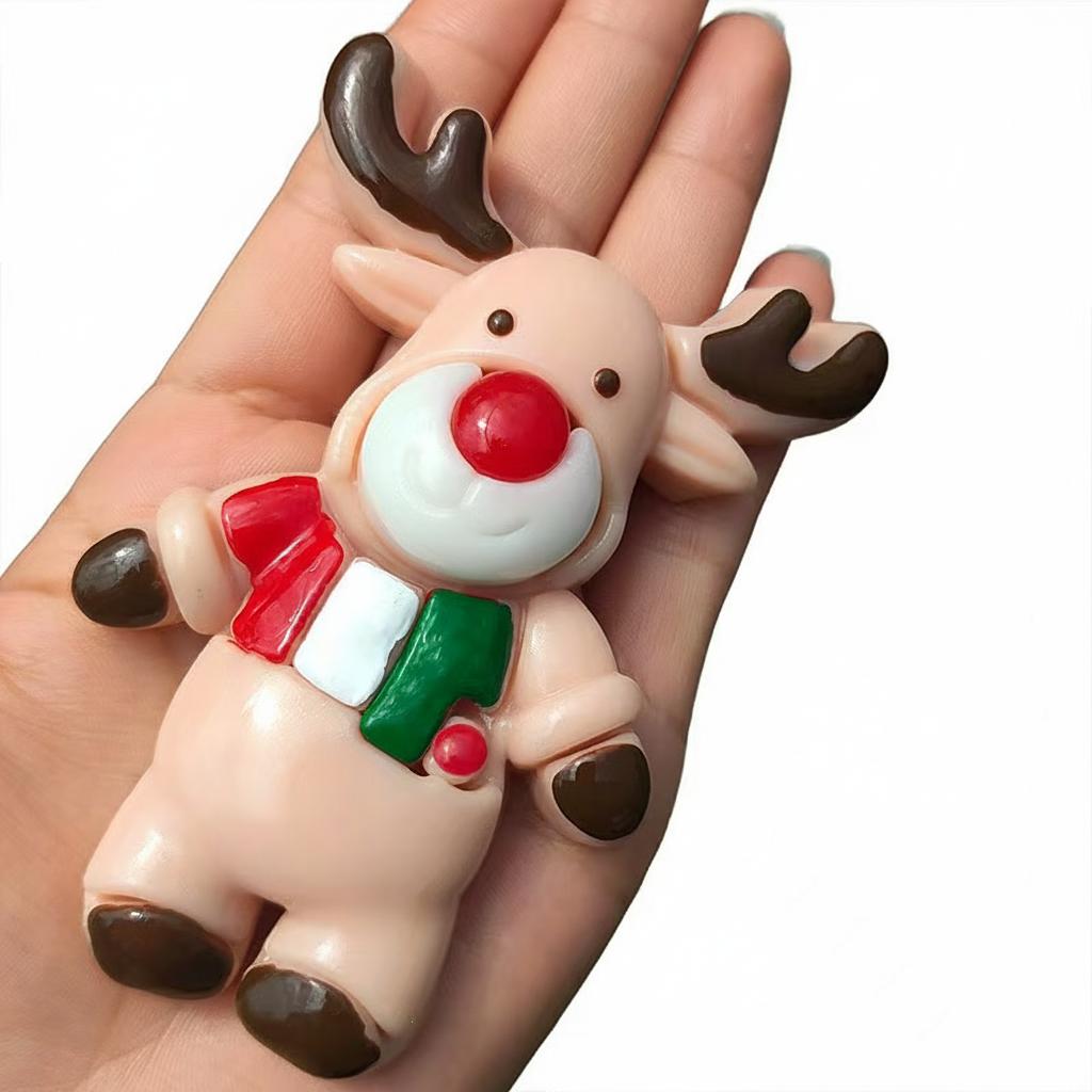 Christmas squeezeable toys, soft quick rebound , relieve stress.Christmas Snow Man Squishies - Rebound Stress Relief Toys.gifts for kids