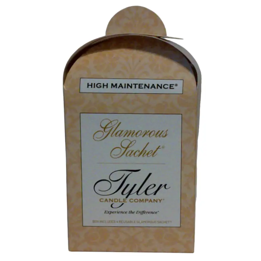 Tyler Candle Company Glamorous Scented Sachet - High Maintenance Fragrance Set, Vanilla-Woody-Floral Freshener for Home, Laundry Freshness