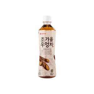 LOTTE Burdock Root Tea 500ml - Refreshing Korean Herbal Drink, Natural Detox & Digestive Aid, Caffeine-Free
