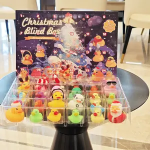 Christmas Duck Christmas Blind Box Duck Countdown Calendar Toy Set, Sound Emitting Duck, Holiday Gift Idea