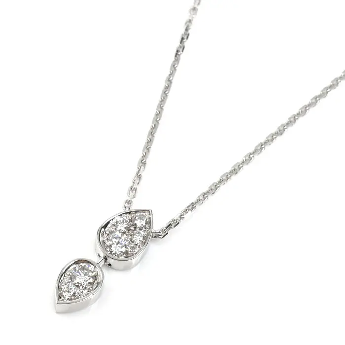 Chaumet Josephine Ronde Au750 White Gold Diamond Necklace
