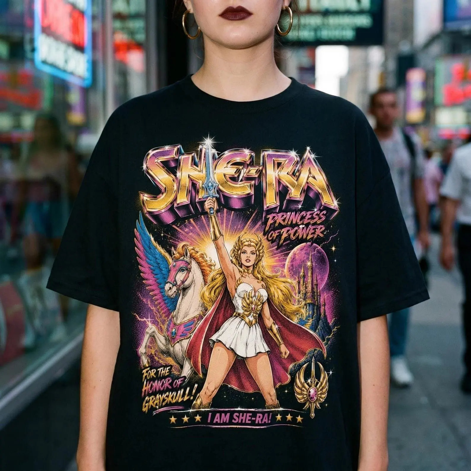 She-Ra Princess of Power Tee | Vintage 80s Cartoon Graphic Shirt
