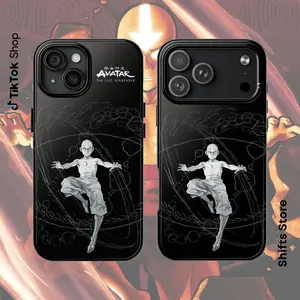 Aang The Last Air Nomad The Avatar Anime Tough Phone Case Protective Cover with Impact Resistance & Shock Dispersion for iPhone and Samsung