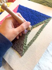 "Portal" - Punch Needle Kit - Modern DIY Wall Art for Beginners