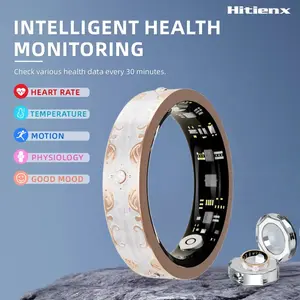 IP68 Waterproof Smart Ring, Ornate Carved Fitness Tracker Ring with Magnetic Charging Multifunctional Bluetooth Glasses Camera Sunglasses Voice Assistant AI Translation GPS for Vehicles Watch Built-in Headphones RGB Quest 3 Dock VR Mini Car wellness new