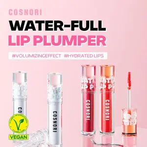 [COSNORI] Water-Full Lip Plumper | Instant Volumizing Effect, Plump & Moist Texture | Long-Lasting Hydration, Vegan | 4 Shades