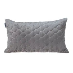 Parkland Collection PILL21373P Bazyli Transitional Taupe Rectangle Throw Pillow