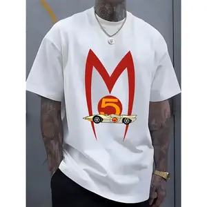 Speed Car Graphic TShirt Vintage Racing Print Design Soft Cotton Oversized Fit Breathable Streetwear Style Perfect for Casual Outings Weekend Parties Summer Travel and Gift for Friends