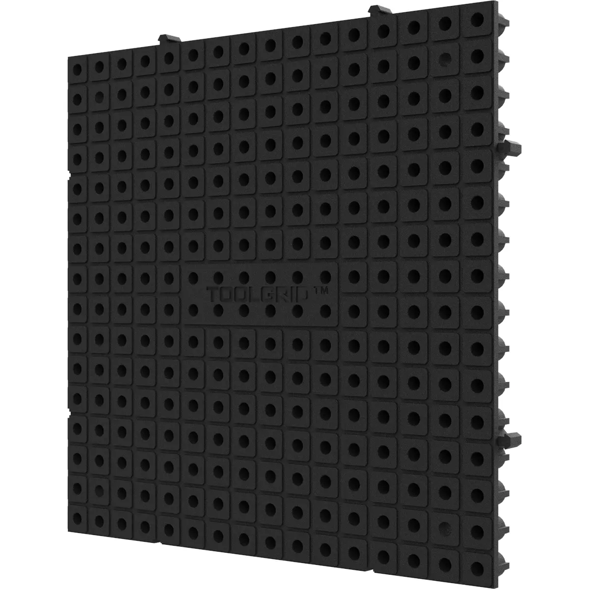 Toolgrid TGR52016 TGB-6X6 Black Modular Organiser Board - 16-Piece Home Storage Solution, Divider Grid Accessories, Holder Accessories, Compatible with Toolgrid Modular Boards, Unique Layouts & Patterns