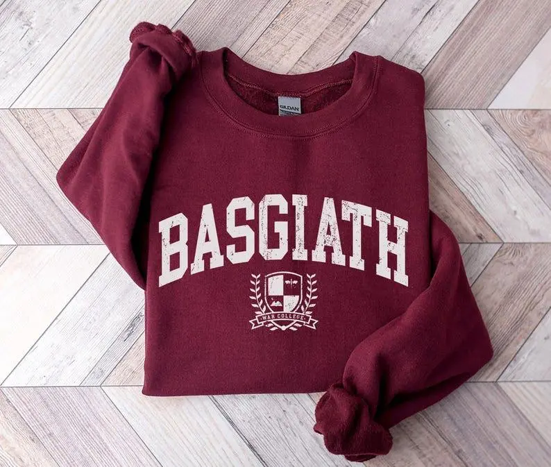 Vintage Basgiath War College Sweatshirt, Fourth Wing , Violet Sorrengail, Bookish Sweatshirt, Xaden Riorson