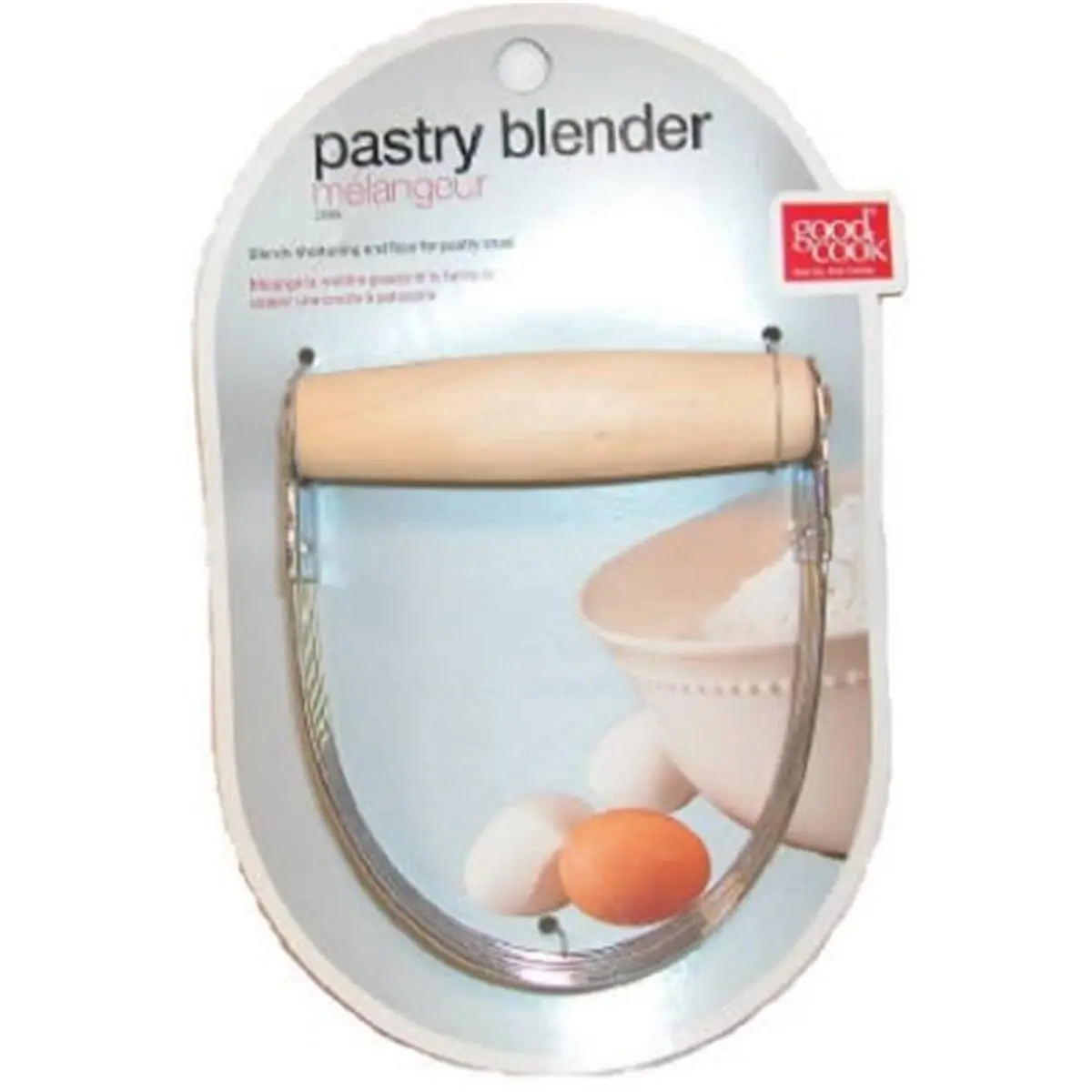 212 MAIN 4-Pack Baking Pastry Blender Set - Hardened Steel Wire Blades, Varnished Wood Handle, 1 x 5.75 x 8.75 in., Dishwasher-Safe Kitchen Utensil for Baking Prep