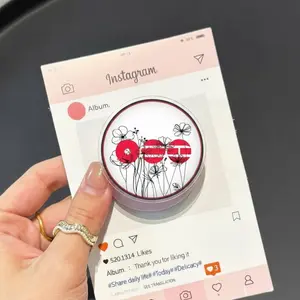Aesthetic Wildflower MagSafe Phone Grip – Arirang Magnetic Pop Socket & Kickstand – Gift for Army