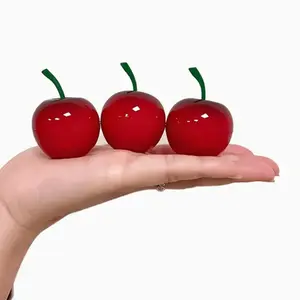 8g Cherry Cosmetic Cream Jars for Lip Balm and Face Cream, Lip Product, Refillable Travel Containers for DIY Samples, Portable Airtight Storage Jars