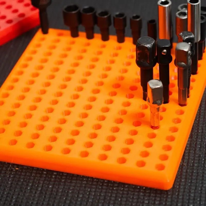 Hex Bit Organizer Holds 165 Bits | Drill Bit Storage for Toolbox Drawer & Workshop Organization Tool Organisers Drill Bit Holder