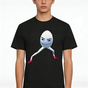 Roblox Egg Kids/Adult T-Shirt, Run Like A Girl Tee - Unisex Funny T-Shirt, Everyday Style Outdoor Casual Wear