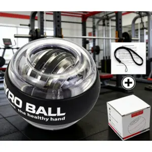 Wrist and forearm strength training ball, manually and instantly startable, enhances wrist and forearm strength, and also improves flexibility and muscle strength.