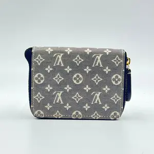 Pre-owned Louis Vuitton Canvas Small Leather Goods Monogram Zippy wallet