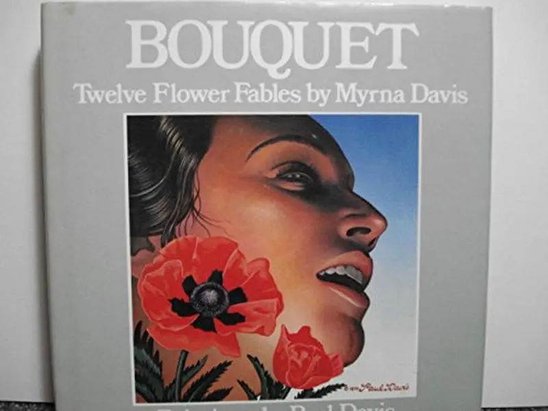 USED Book - Bouquet: Twelve Flower Fables by Myrna Davis (Hardcover) - english