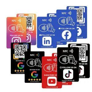 Smart Social Proof Card – NFC & QR Code – Wallet-Friendly, Review-Friendly