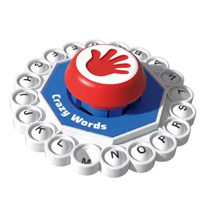 Crazy Words Board Game Fast Paced Family Party Fidget Toy Stress Relief Tabletop Game for Kids Teens Adults