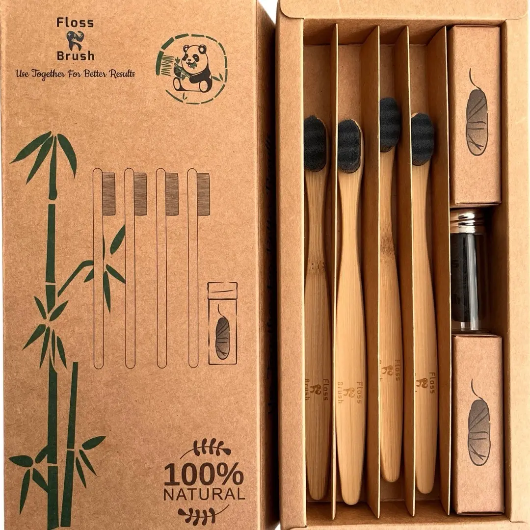 Floss en Brush toothbrush Oral  toothbrush