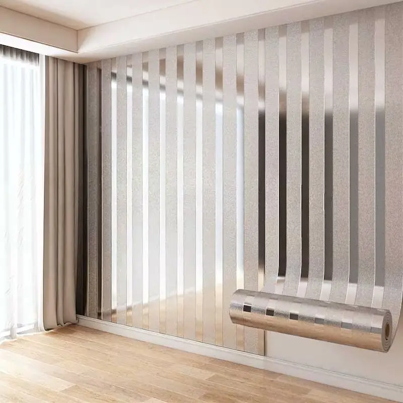 3D Self-Adhesive DIY Wood Grain Wall Panel Roll, Textured Grille Board for Living Room TV Background, Interior Walls, Waterproof, Moisture-Resistant and Easy to Install Wall Decor, Textured Wall Paper, Wall Paneling Roll
