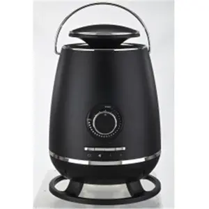 212 MAIN Portable 360 Surround Ceramic Heater - Black, with Adjustable Heating Function