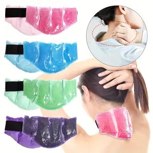 Neck Ice Pack Wrap Gel for Pain Relief, Reusable Hot and Cold Compress Therapy, Soothing Swelling and Sprains, Ideal for Office Pressure and Recovery