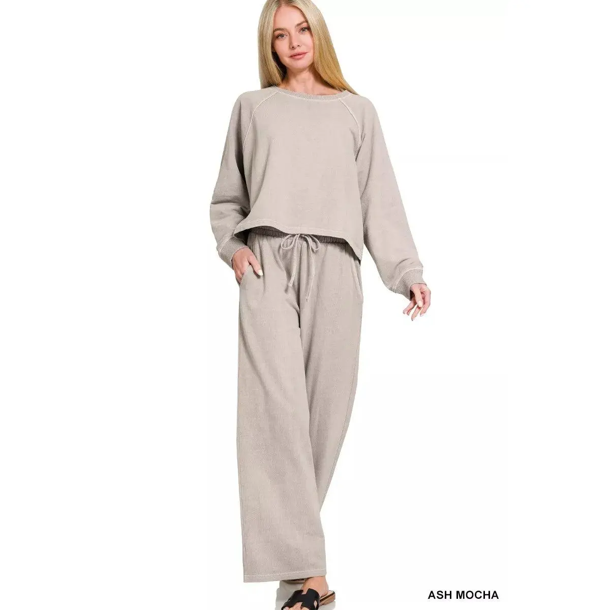 Zenana Pullover & Pants Set