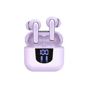 Wireless Earbuds, BT Headphones with 35Hrs Playtime, LED Power Display Charging Case & Intelligent Noise Canceling Earbuds, Hi-Fi Microphone Stereo Headset for iPhone for Android Laptop,Wireless Earbuds - 5.3 Chip Stereo Ear Buds with LED Power Display, M