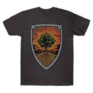 Oversized Ser Duncan the Tall's Shield – The Hedge Knight Sigil Fan Art T-Shirt Streetwear Holiday Wear y2k cotton fashion Streetwear Lover Gift Top Trending