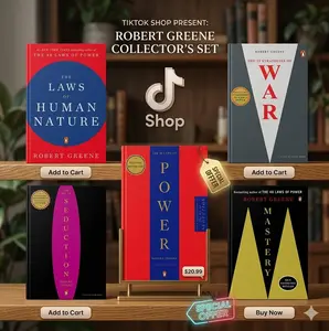 Robert Greene The Concise 5 Books Set (The Concise 48 Laws Of Power, The Concise Laws of Human Nature, The Concise Mastery, The Concise Art of Seduction...