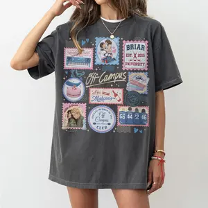Off Campus Hockey Stamps Shirt Comfort Colors, Briar University TShirt, Hockey Romance Series, Graham 44 Reading Lover Gift