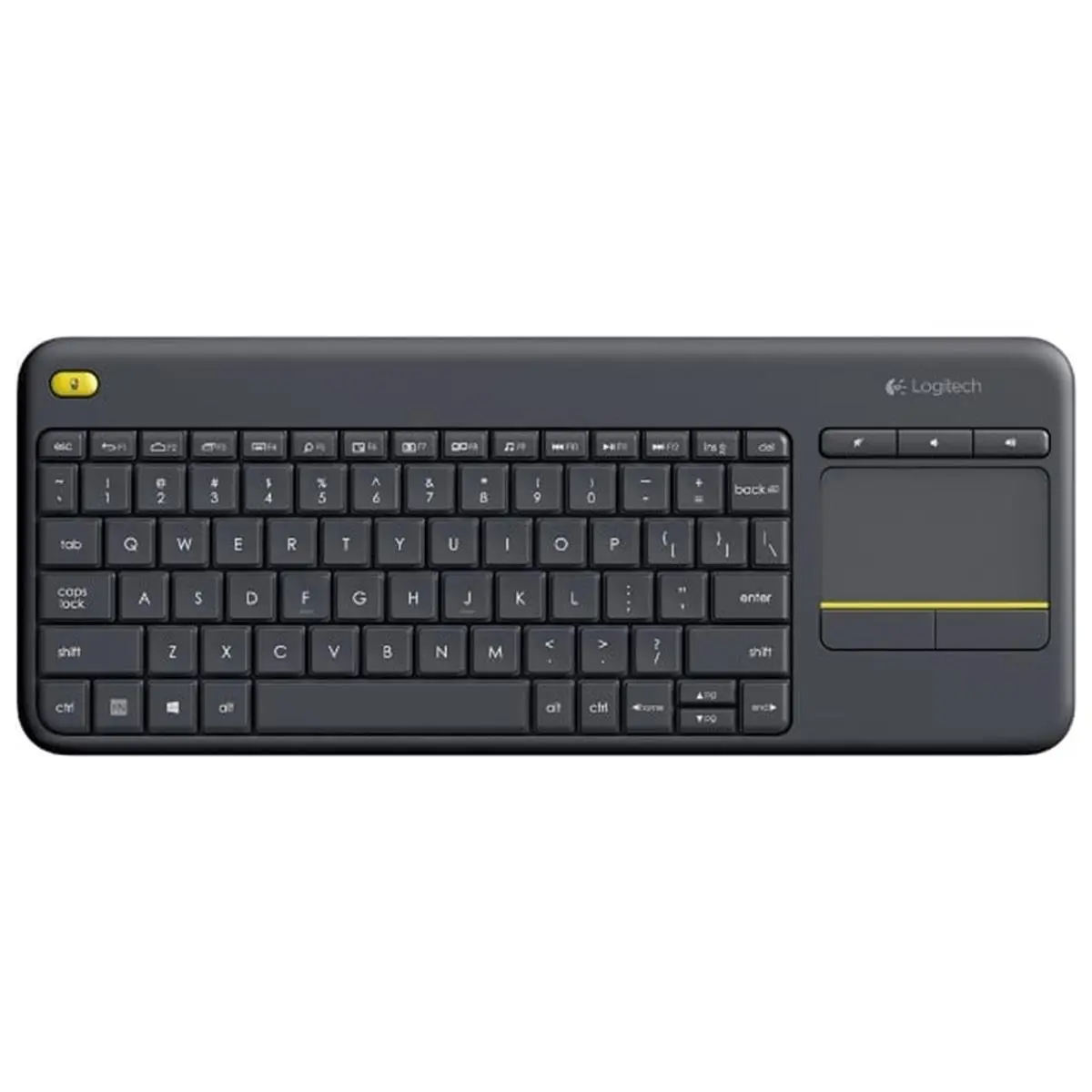 Logitech Wireless Computer Keyboard - Built-In Touchpad, Wireless Connectivity for Musical Instrument Accessory Setup