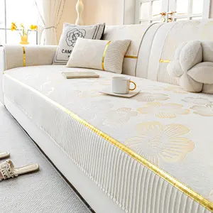 Luxury Soft Chenille Sofa Cushion, All-Season Universal Use, Non-Slip Durable Washable Living Room Protector Cover, Sofa Couch Protector