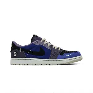 NIKE ZION WILLIAMSON X AIR JORDAN 1 RETRO LOW OG 'VOODOO ALTERNATE'